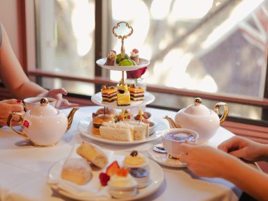 Signature High Tea for 2 guests including a glass of Moet & Chandon Imperial Brut per person